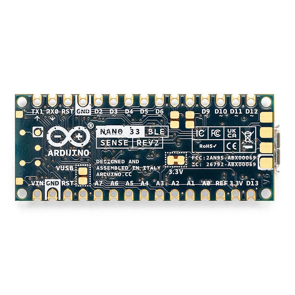 Nano 33 BLE Sense Rev2