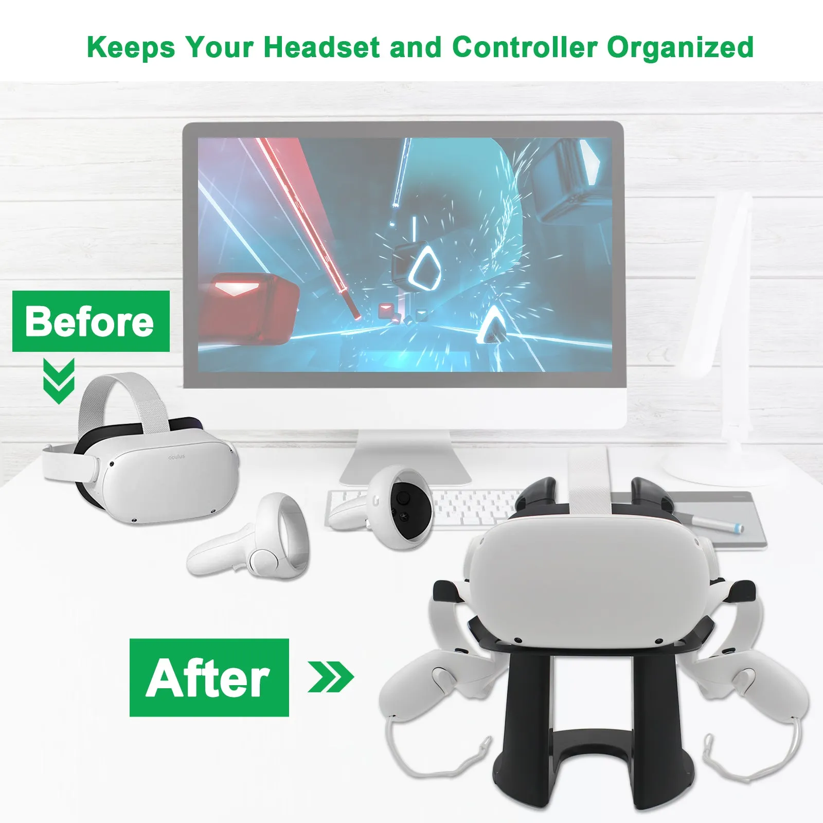 NexiGo VR Stand with Controller Holder