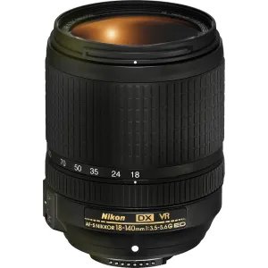 Nikon AF-S DX 18-140mm f/3.5-5.6G ED VR Lens For Nikon DSLR Cameras