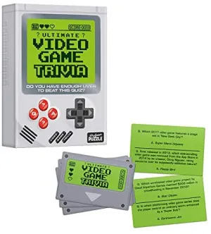 [OPEN BOX] PROFESSOR PUZZLE Video Game Trivia In a Retro Gameboy Box