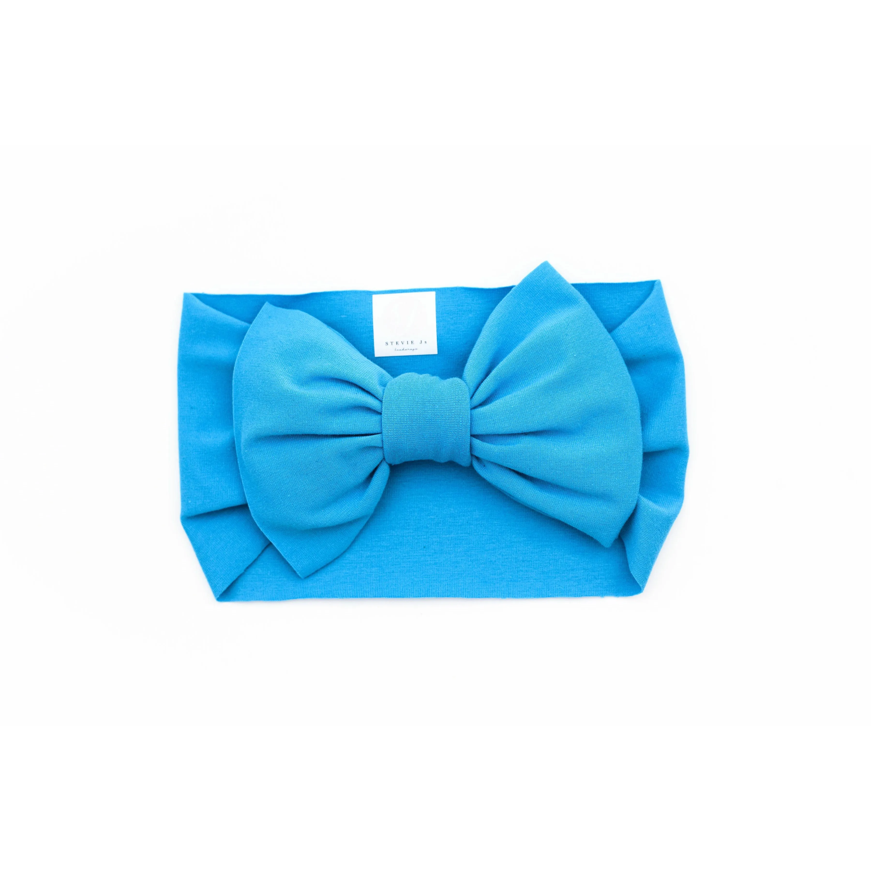 peacock "comfort" newborn headwrap