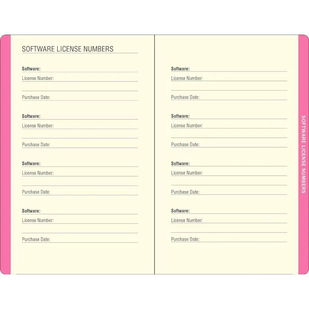 Peter Pauper Press Internet Password Logbook - Blossoms & Bluebirds