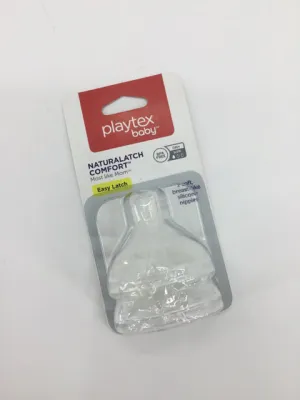 Playtex Baby Natural Comfort Nipples - set of 2, New