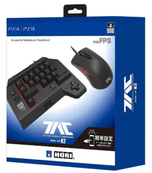 PS4 HORI PS4-124 FPS左手鍵盤  滑鼠組 K2  - Black - Brand New