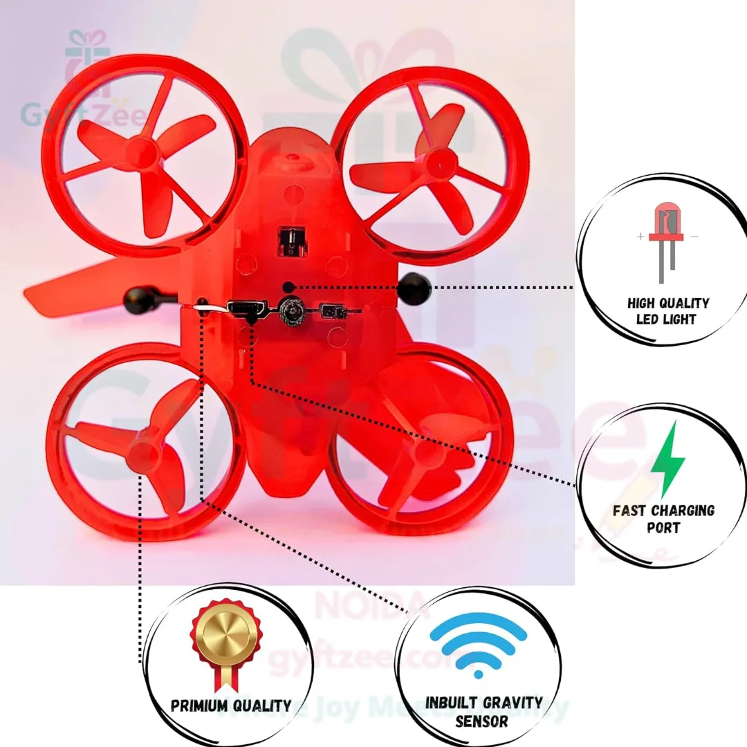 (Random Color) Hand Sensor Flying UFO | Gesture-Controlled