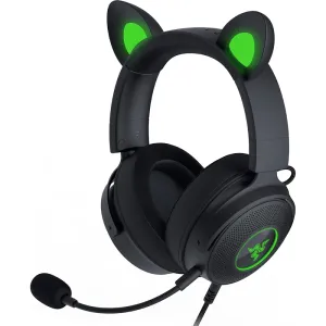 Razer Kraken Kitty V2 Pro - Wired Rgb Headset With Interchangeable Ears - Black - Frml Packaging