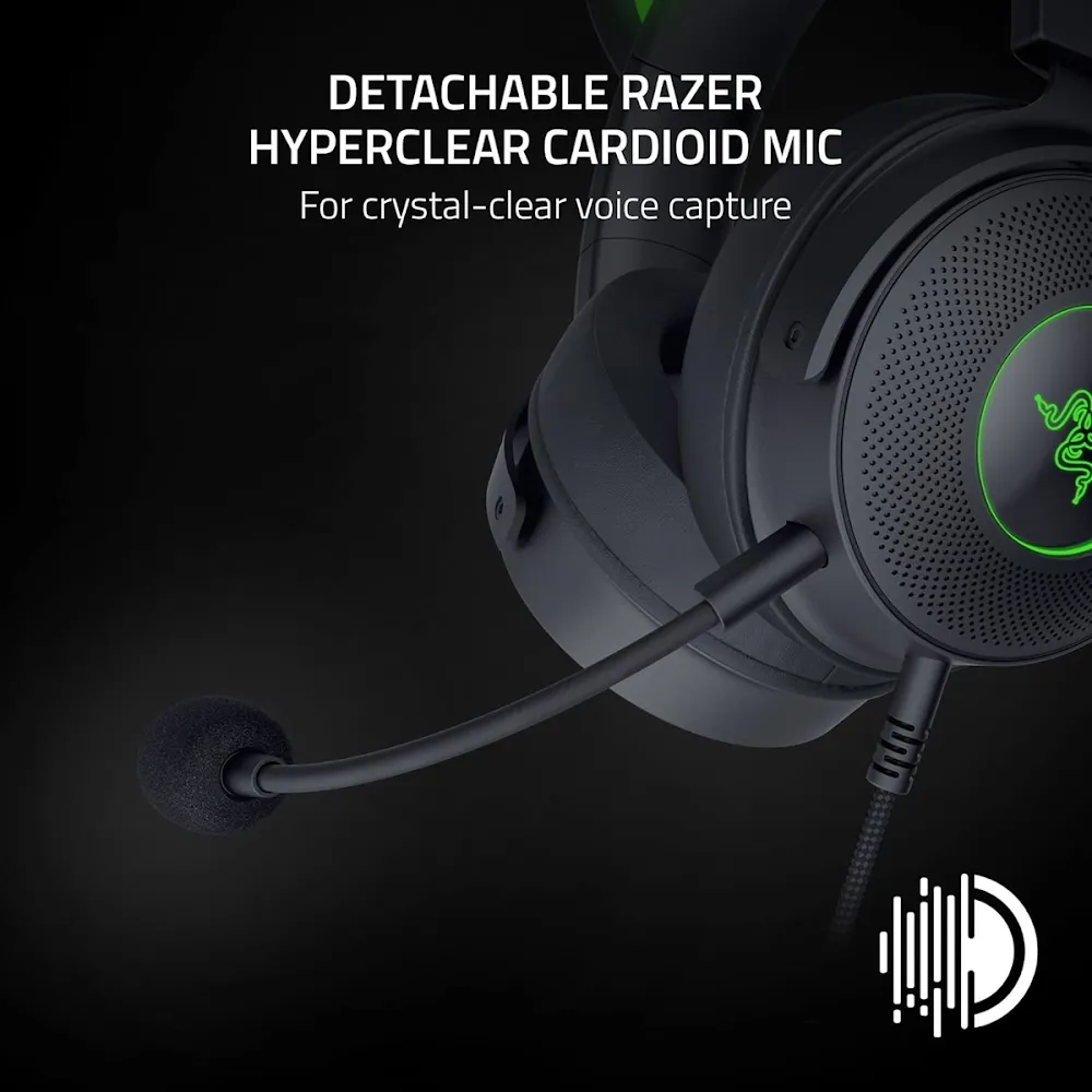 Razer Kraken Kitty V2 Pro - Wired Rgb Headset With Interchangeable Ears - Black - Frml Packaging