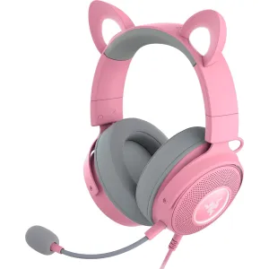 Razer Kraken Kitty V2 Pro - Wired Rgb Headset With Interchangeable Ears - Quartz Edition - Frml Packaging