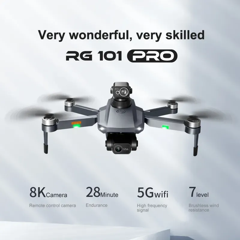 RG101 Pro 4K Drone | 2-Axis Gimbal