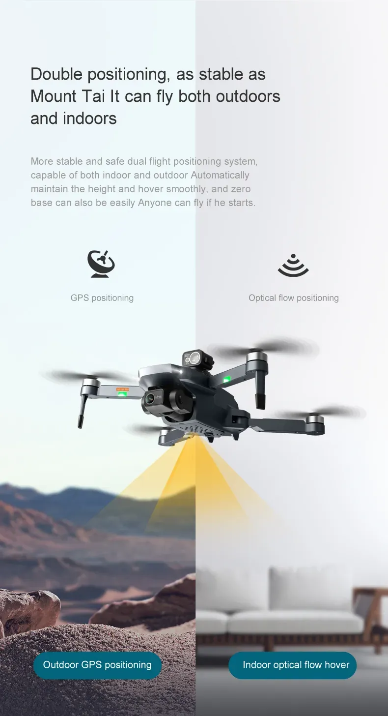 RG101 Pro 4K Drone | 2-Axis Gimbal