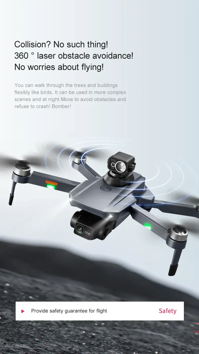 RG101 Pro 4K Drone | 2-Axis Gimbal