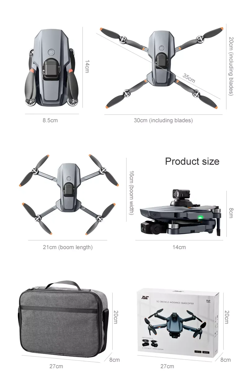RG101 Pro 4K Drone | 2-Axis Gimbal