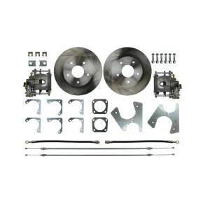 Right Stuff Detailing Disc Conversion Brake System - Rear - 1 Piston Caliper - 11.50" Rotors - GM Fullsize SUV/Truck 1971-87