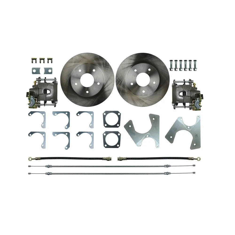 Right Stuff Detailing Disc Conversion Brake System - Rear - 1 Piston Caliper - 11.50" Rotors - GM Fullsize SUV/Truck 1971-87