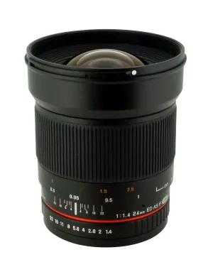 Rokinon 24mm F/1.4 Aspherical Wide Angle Lens for Olympus 4/3 RK24M-O