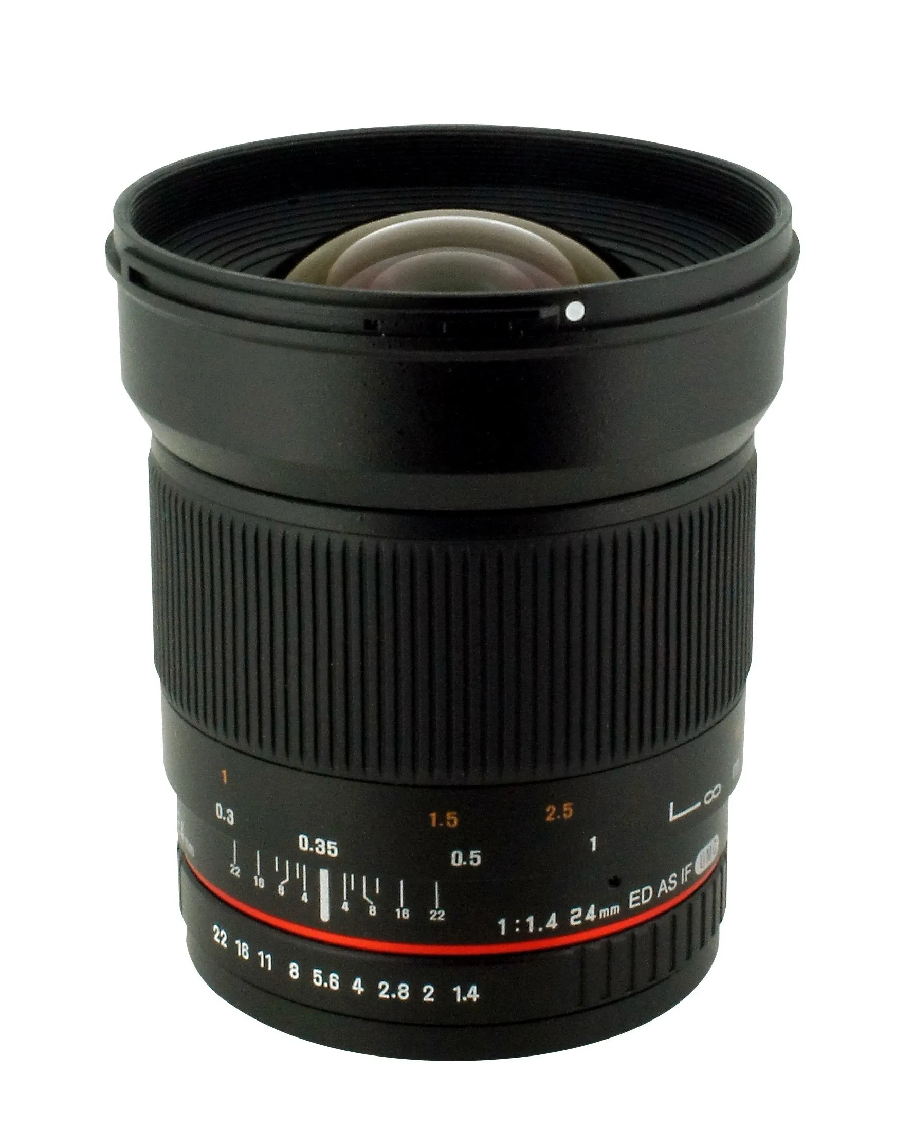 Rokinon 24mm F/1.4 Aspherical Wide Angle Lens for Olympus 4/3 RK24M-O