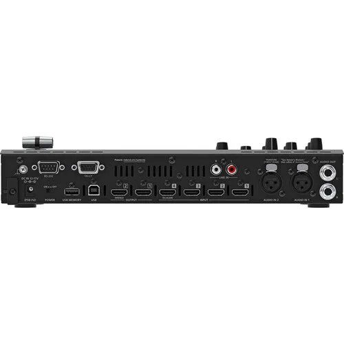 Roland V-1HD 4 x HDMI Switcher   FEELWORLD CUT6 DSLR Monitor Bundle with Battery, Charger, Case