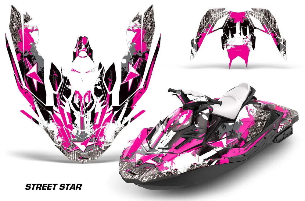 Sea Doo Bombardier Spark (2 UP) Jet Ski Graphics (2014-2023)