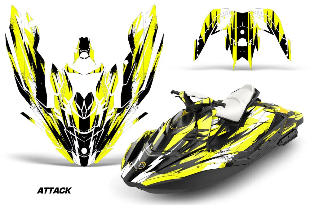 Sea Doo Bombardier Spark (2 UP) Jet Ski Graphics (2014-2023)
