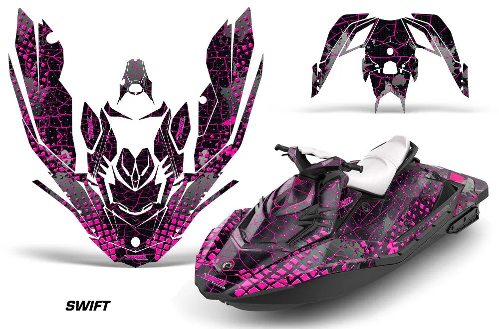 Sea Doo Bombardier Spark (2 UP) Jet Ski Graphics (2014-2023)