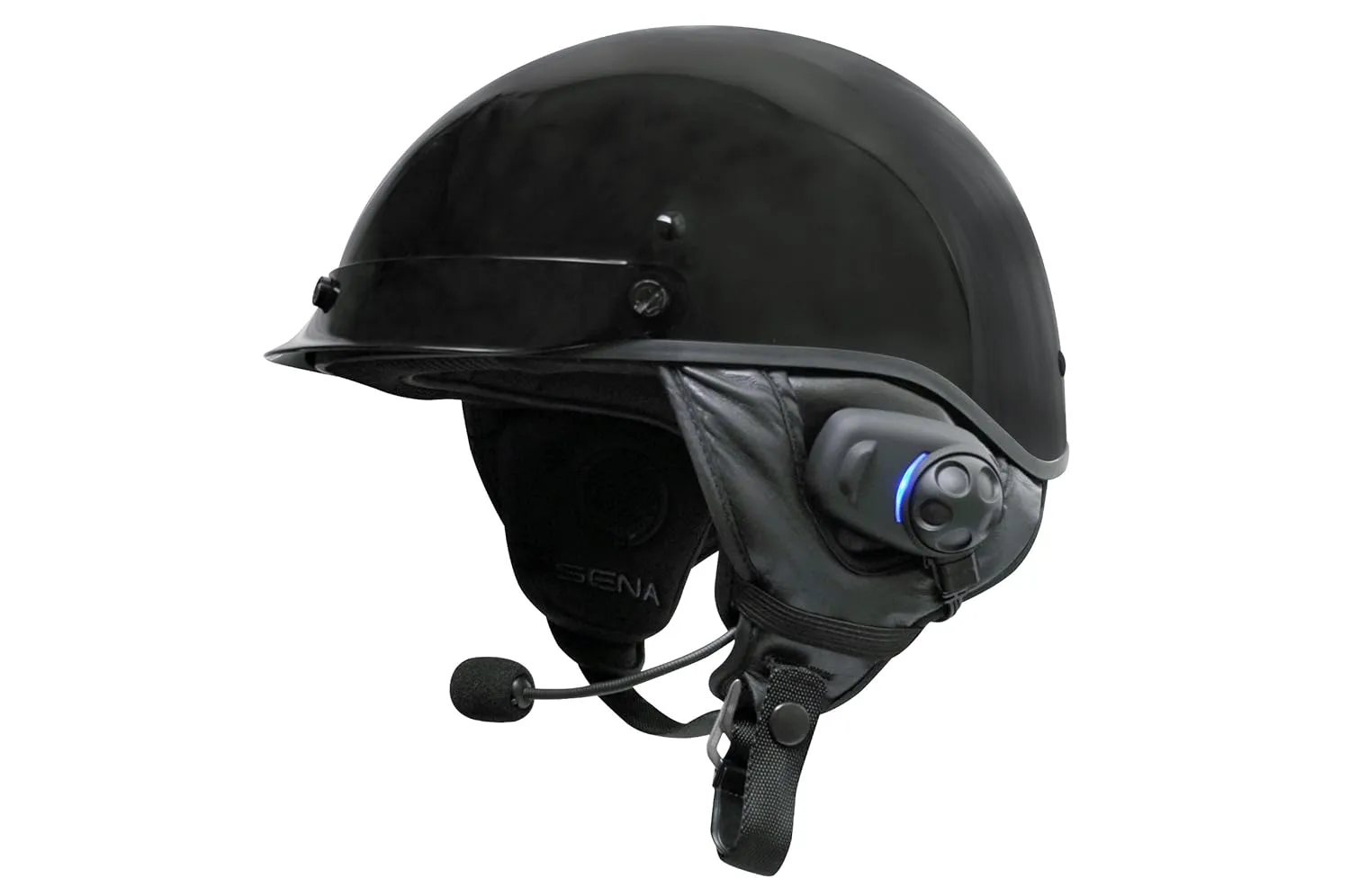 Sena SPH10H-FM Single Pack Bluetooth Headset and Intercom with FM Tuner for Half Helmets