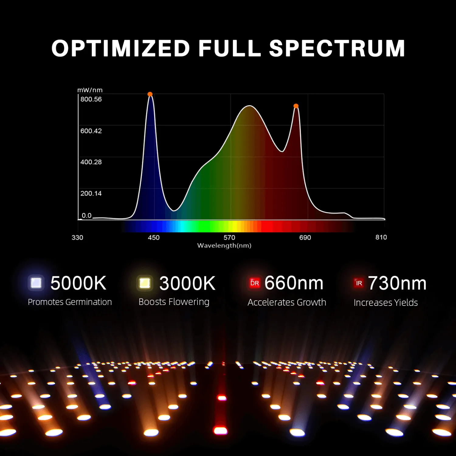 Spider Farmer SF2000 LED Grow Light   2' x 4' Grow Tent   Inline Fan Combo with Temperature and Humidity Controller