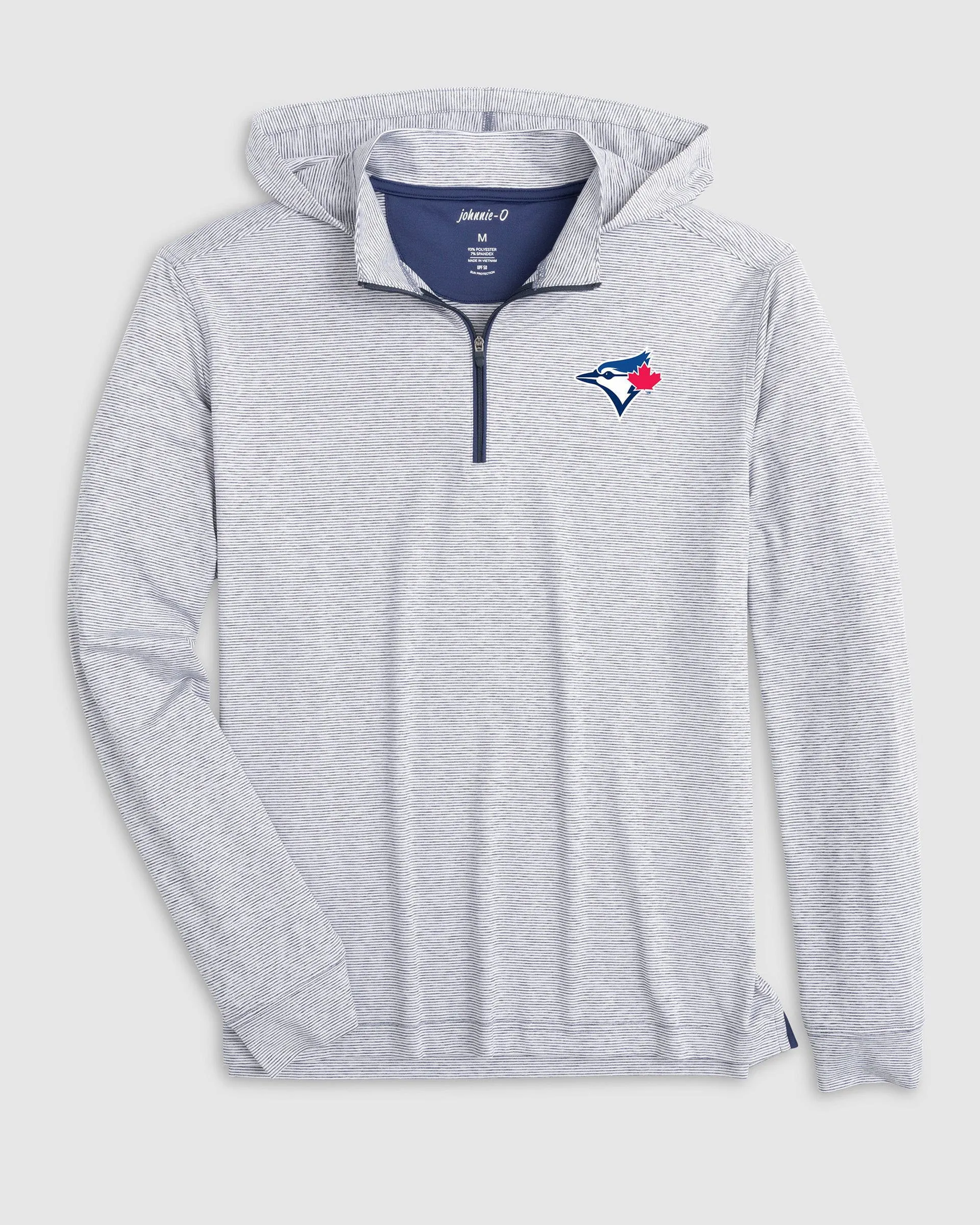 Toronto Blue Jays Hybrid Performance 1/4 Zip Hoodie