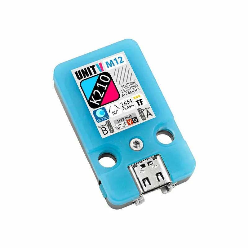 UnitV K210 AI Camera M12 Version (OV7740)