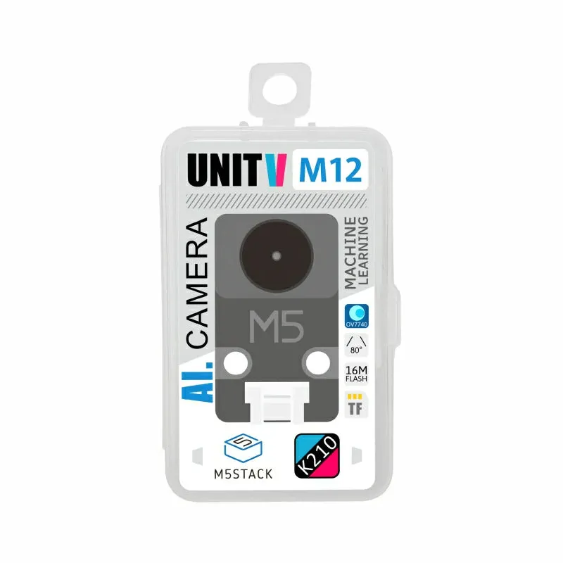 UnitV K210 AI Camera M12 Version (OV7740)