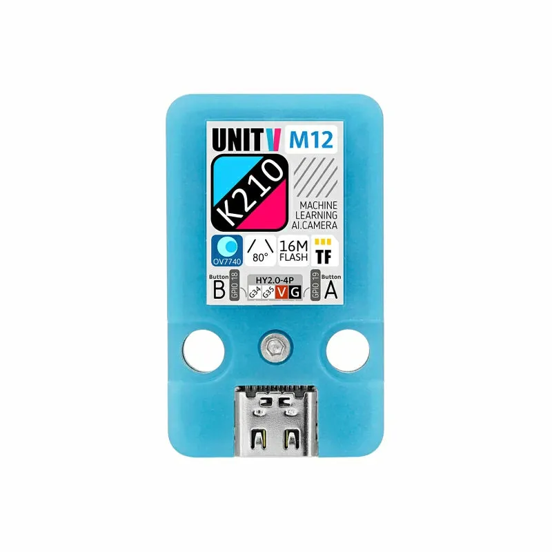 UnitV K210 AI Camera M12 Version (OV7740)