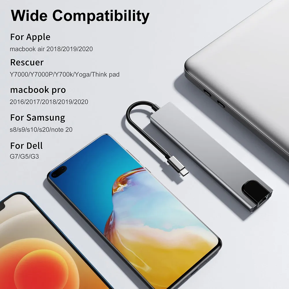 USB-C Hub with HDMI: Multiple Ports and High-Speed Transfer