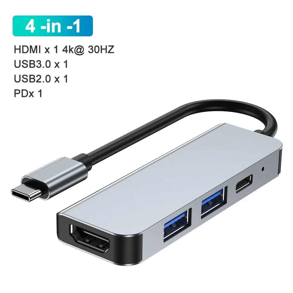 USB-C Hub with HDMI: Multiple Ports and High-Speed Transfer