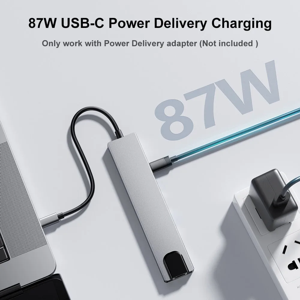USB-C Hub with HDMI: Multiple Ports and High-Speed Transfer