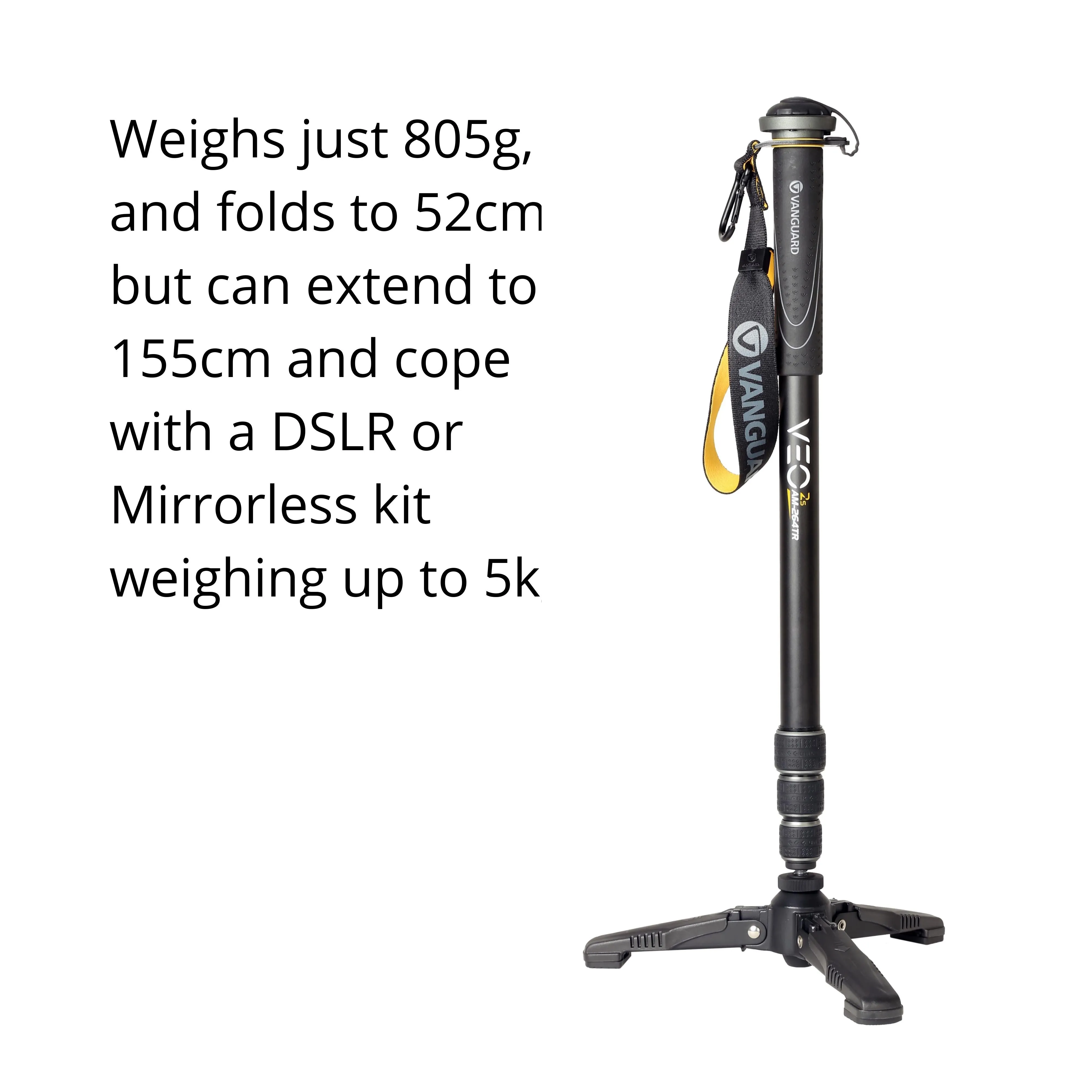 VEO 2S AM-234TR 23mm Aluminium Monopod with Smartphone Kit