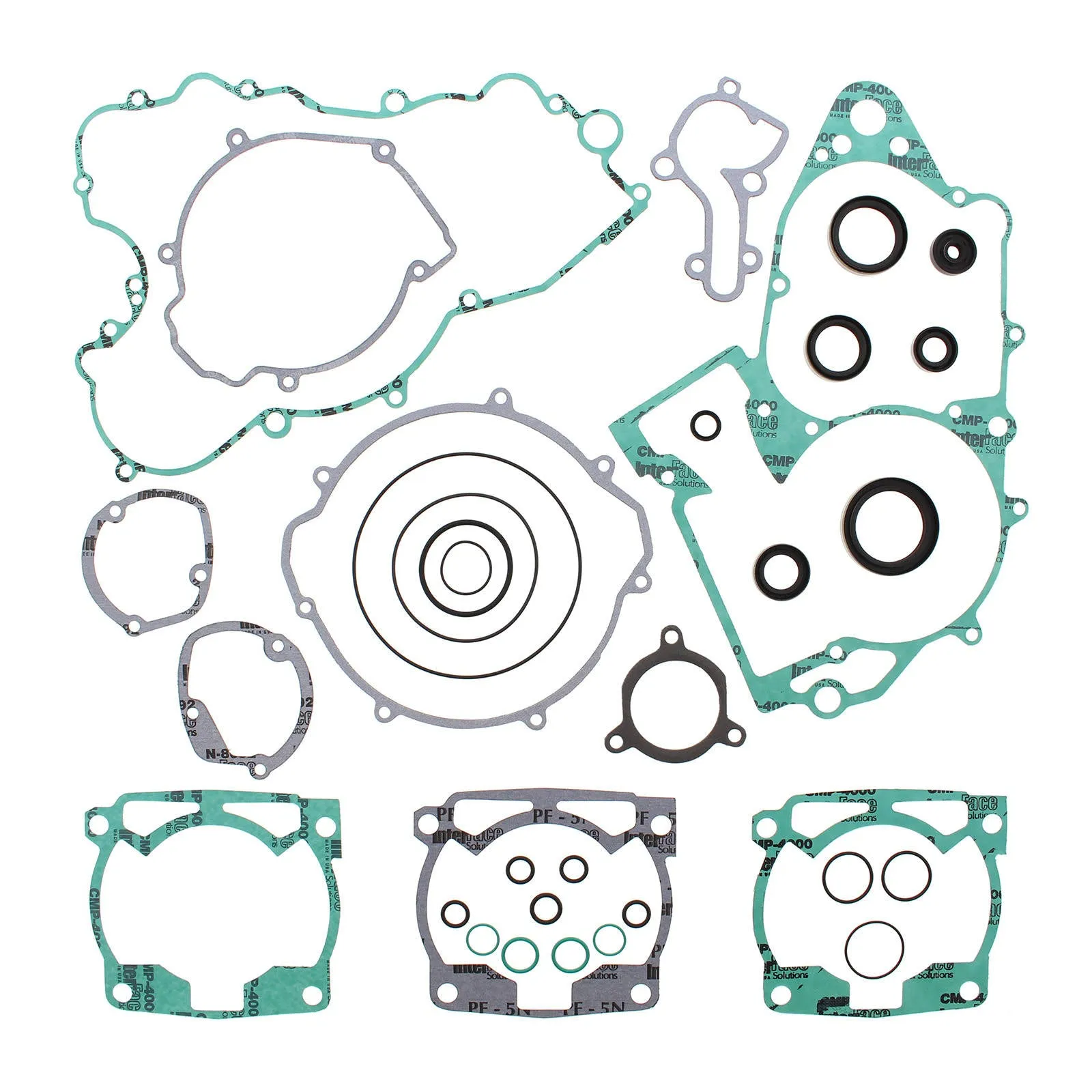 VERTEX COMPLETE GASKET SET W/ OIL SEALS KTM EXC 250 00-03