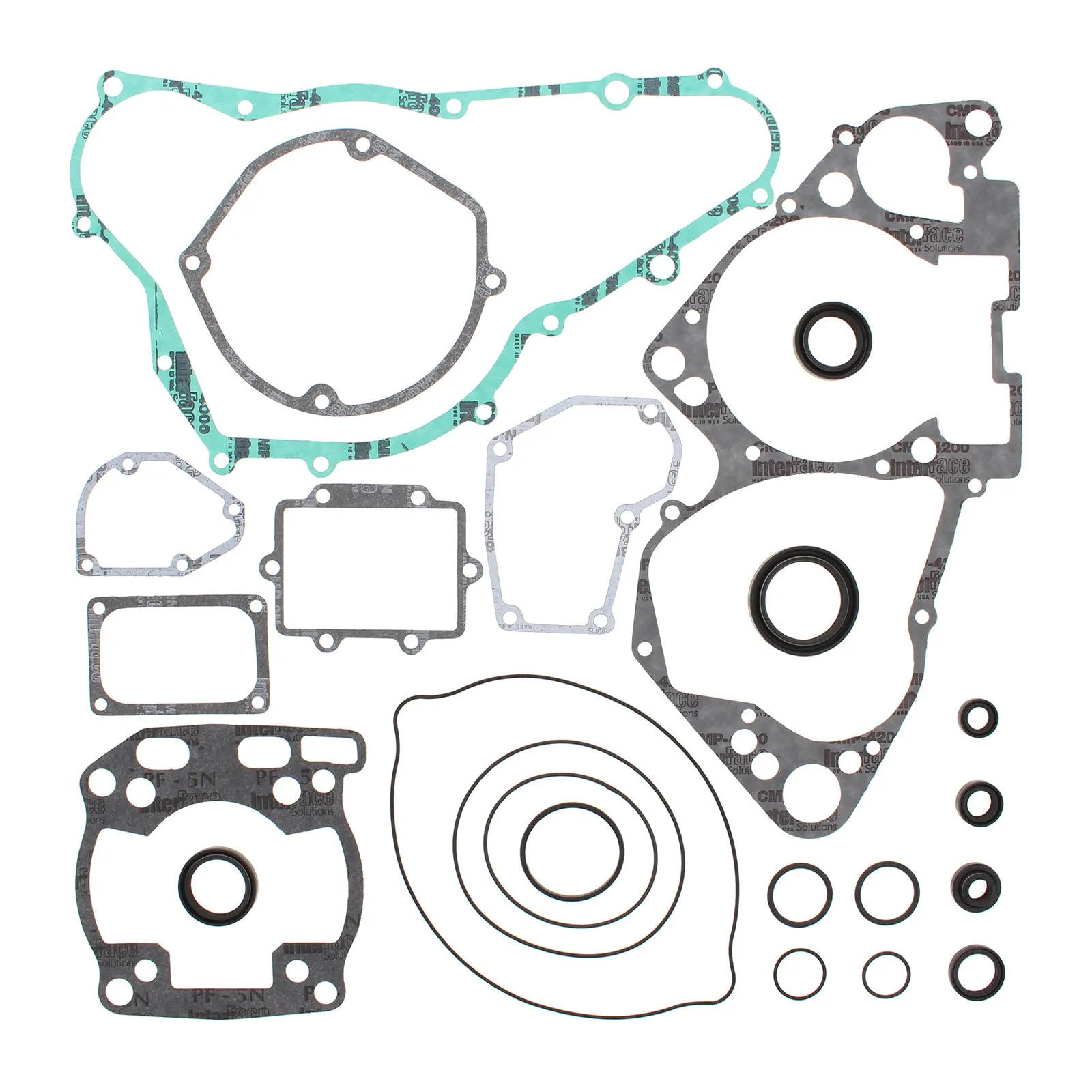 VERTEX COMPLETE GASKET SET W/ OIL SEALS SUZ RM250 99-00