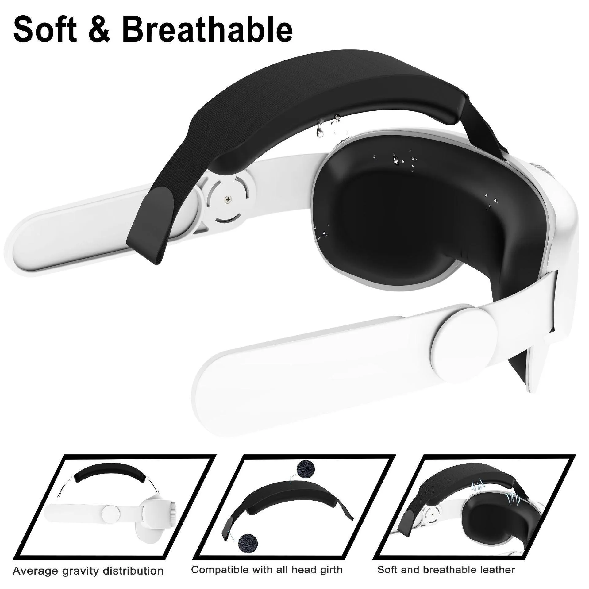 VR headsets real virtual world accessories adjustable head support for Oculus Quest 2 vr headset simulator kids vr game machine