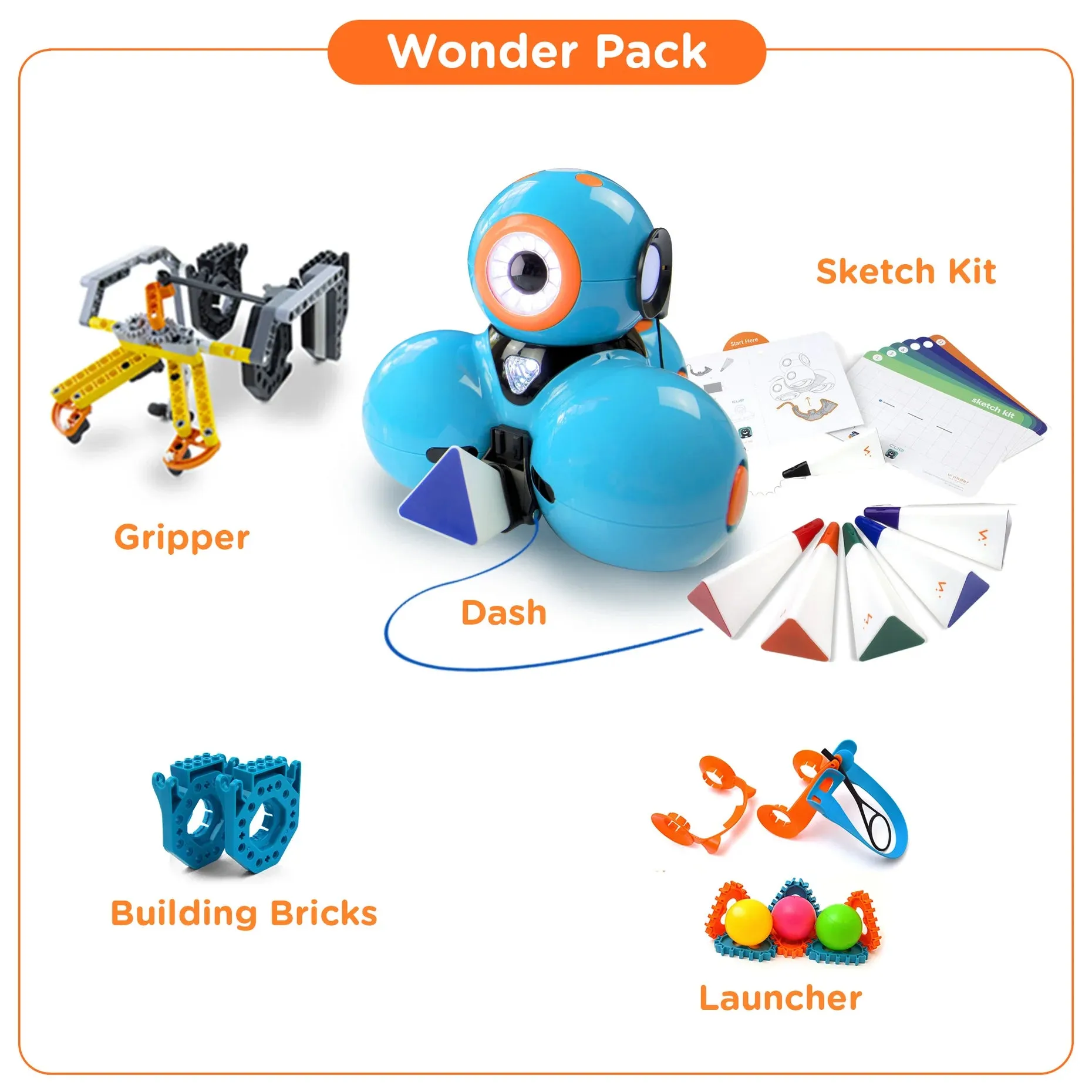 Wonder Workshop Make Wonder Tech Center with Wonder Packs